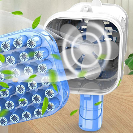 36 Holes Bubble Gun Automatic Gatling Soap Water Bubble Machine Outdoor Party - Aimall