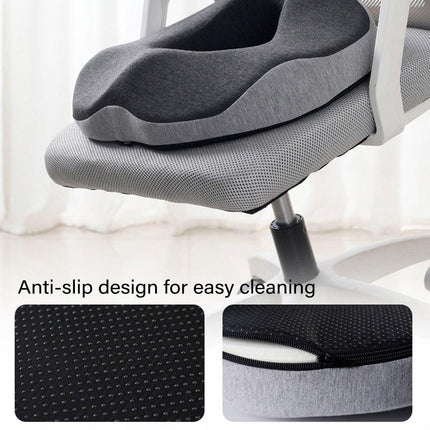 Memory Foam Seat Cushion Breathable Comfort Pad for Office Chair