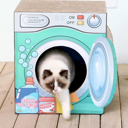 2in1 Cat Scratching Board Cat House Combination Durable Cat Bed and Scratcher