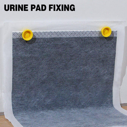 2pcs Dog Pee Pad Holder Wall Mounted Pet Urine Pad Grip Strong Adhesive Non Slip