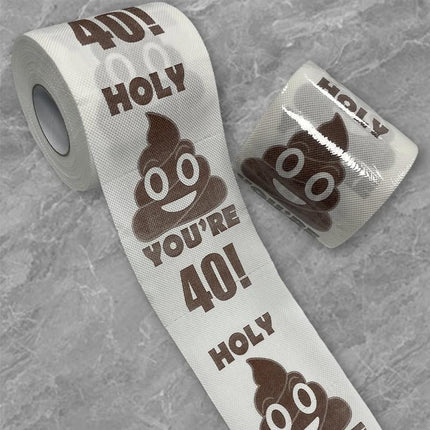 Prank Gag Printed Poop Funny Toilet Paper Roll Novelty Gag Gift for Pranks