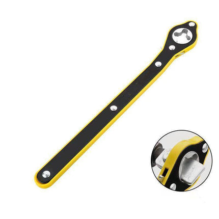 Car Labor-Saving Jack Ratchet Wrench Wheel Hand Crank Cross Wrench Repair Tool - Aimall