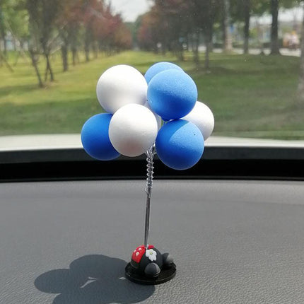 Bobblehead Shaking Head Toys Car Ornaments Car Dashboard Decor Nodding Balloon - Aimall
