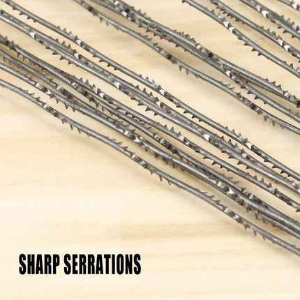 50x Meike Wire Cutting Blade Multifunctional Woodworking Stretch Steel Fine Tooth