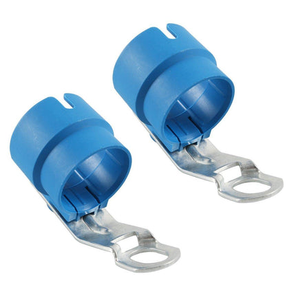 2pcs Blue Trailer Connector Retainer Heavy Duty Hitch Plug Holders for Trucks