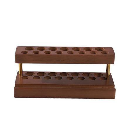 Wooden Desktop Organizer Knife Storage Rack Mobile Phone Stand Stationery Holder