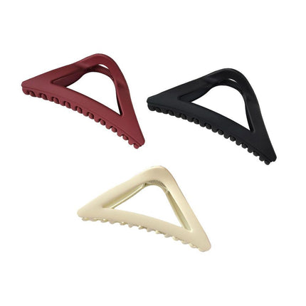 Women's Simple Hair Claws Clip Large Geometric Barrette Ponytail Clamp Hairpin - Aimall