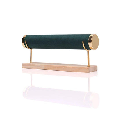 Wooden Bracelet Display Stand Single Tier Watch Bangle Holder Organizer Jewelry