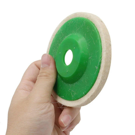 4 Inch Wool Felt Polishing Wheel for Angle Grinder Fine Wool Mirror Polishing