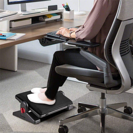 Ergonomic Footrest Stool for Office Foot Pedal Massage Footboard Home