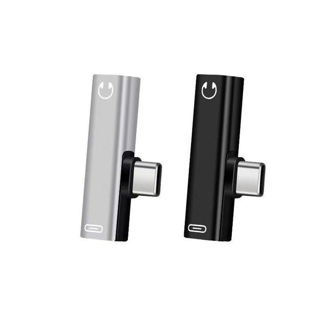 Up to 2 Type C to 3.5mm Audio Headphone Connector Earphone Adapter Aux Jack 1X2X - Aimall