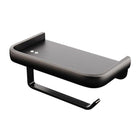 Wall Mounted Aluminum Toilet Paper Holder Non-perforated Tissue Cell Phone Shelf