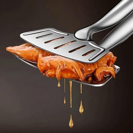3pcs Stainless Steel Food Tongs Multifunctional Kitchen Cooking Serving Clips