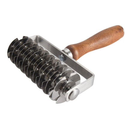 Pastry Pizza Roller Cutter Pull A Wheel for Dough Cookie Pie Steel Net Lattice