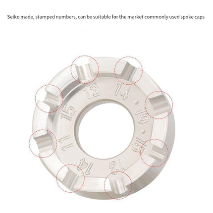 Bicycle Spoke Wrench Ring Tool Bike Wheel Repair Tool for Spoke Adjustment Kit