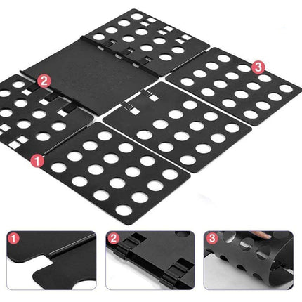 Folding Clothes Board Laundry Organizer Shirt Pants Tidy Storage Tool Easy Use
