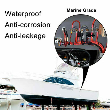 Grade Marine Heat Shrink Tubing 3:1 Wire Sleeve Glue Inside Fast Wrap Insulation Black - Aimall