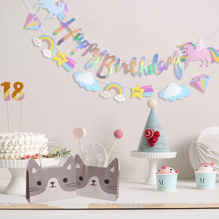 20PCS Cute Animal Shaped Gift Bags Kraft Paper Candy Bags Party Favour Tote Bags