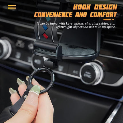 Universal Car Air Vent Cup Holder Beverage for Milk Tea Stand with Hook Bracket