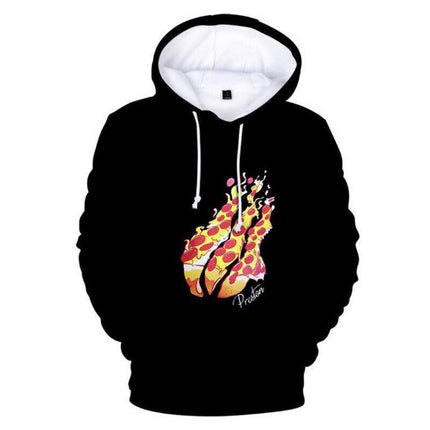 140CM Kids Boys Prestonplayz Flame Hoodie Sweatshirt Jumper Tops Gift 5-10 yrs - Aimall