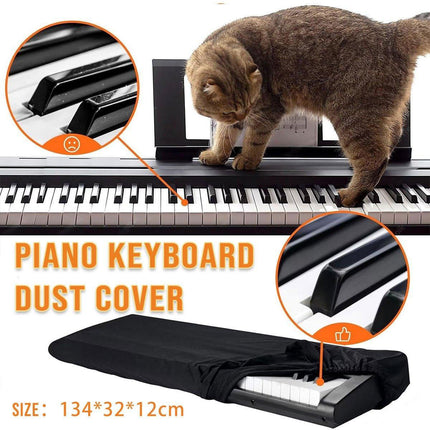 88 Key Stretchable Piano Keyboard Dust Cover Protector for Electronic Keyboard