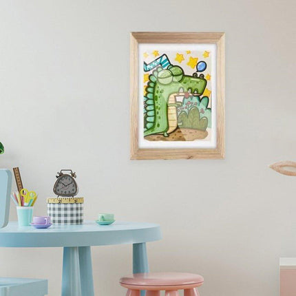 Wooden Kids Art Frames Display Holds 150 Pictures for Children Art Projects