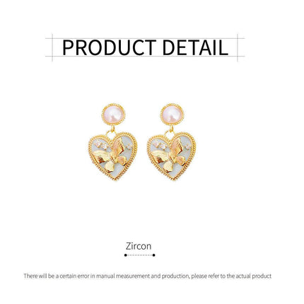 Luxury Butterfly Stud Earrings Elegant Fashion Jewelry Statement Earwear