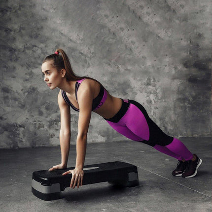 Plastic Fitness Step Pedals Small Exercise Platform for Aerobic Workout Training