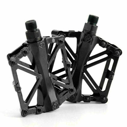 Bike Pedals Alloy Mountain Road MTB Colored Bicycle Nonslip Cycling Pedals 9/16" - Aimall