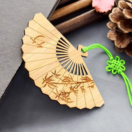Chinese Style Bass Book Folder Book Clip Bamboo Bookmark Guitar Bookmark Lable - Aimall