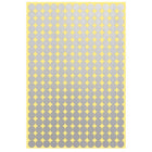 8/13/25/50mm Colour Sticker Dots Adhesive Round Labels Circular Scrapbooking Silver - Aimall