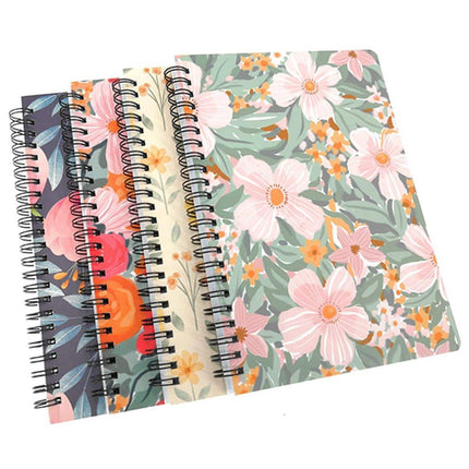 4PCS A5 Spiral Business Office Notebook Student Stationery Loose-Leaf Notepad