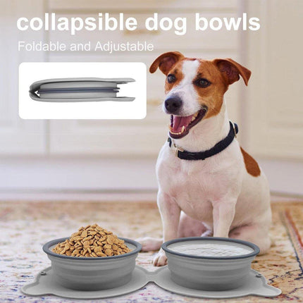 Portable Outdoor Folding Pet Bowl for Drinking Eating Collapsible Bowl