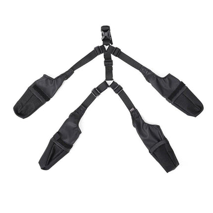 Dog Adjustable Suspender Boots Waterproof Dog Shoes Anti-Slip Pet Paw Protector