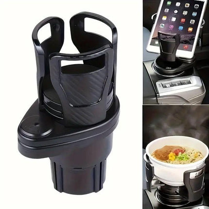 Rotatable Car Cup Holder Multifunctional Drink Holder Adjustable for Vehicle Use