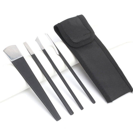 Home Pedicure Knife Set for Callus Removal Dead Skin Peeler Tool with 4 Blades