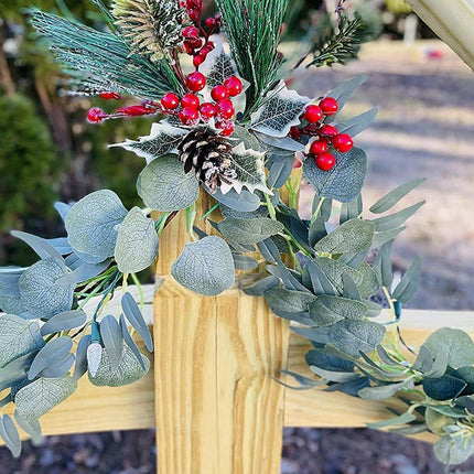 Artificial Eucalyptus Garland 2m Green Vine Fake Plant Home Decoration Rattan