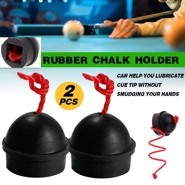 2PCS Rubber Chalk Holder for Billiard Pool Snooker Table Cue Stick Club AU STOCK - Aimall