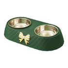 Stainless Steel Double Pet Bowl Non-Slip Anti-Knock Dog Cat Feeder Utensils