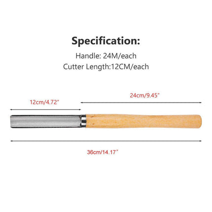 8X Heavy Duty HSS Wood Lathe Chisel Set Turning Wood Tools Carving GougeDurable - Aimall