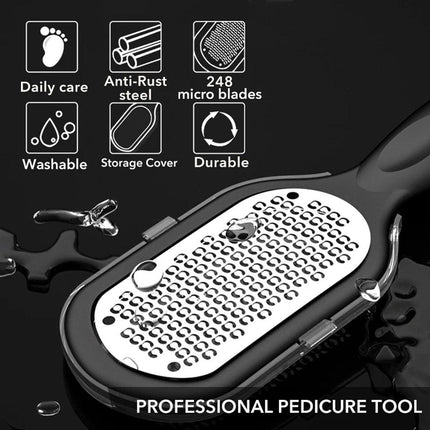 Stainless Foot File Scraper Grater Pedicure Rasp Callus Remover Foot Care Tools - Aimall