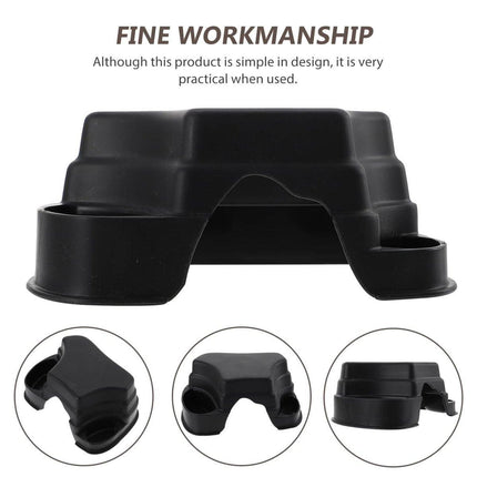 Plastic Reptile Hide Box Cave with Food Basin Easy Clean Snake Hiding Landscape