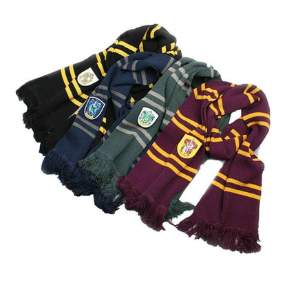 AU Harry Potter Gryffindor Ravenclaw Slytherin Robe Cloak Tie Costume Wand Scarf - Aimall