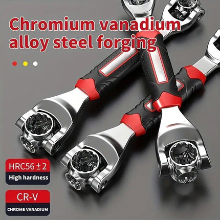 52-in-1 Universal Socket Wrench Multi-Function Multi-Angle Rotary Wrench Tool