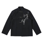 Chinese Tang Suit Jacket Mens Traditional Republic Style Mandarin Collar Coat