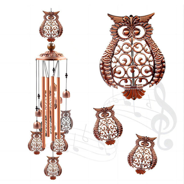 Vintage Iron Wind Chime Pendant Home Decoration Retro Hanging Ornament Design
