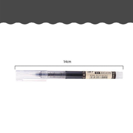 6/12Pcs 0.5mm Straight Liquid Rollerball Pens Stationery School Office Supplies - Aimall