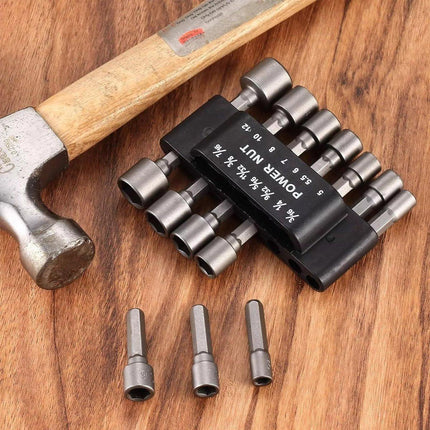 14PCS Hexagonal Handle Electric Screwdriver Set with Bits Drill Power Tool Kit