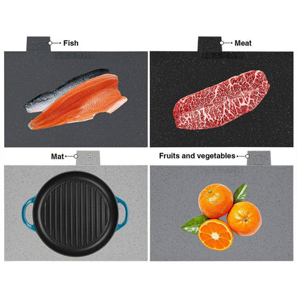 4pcs Cutting Board Set Non Slip Kitchen Chopping Boards Food Prep Kitchen Tools