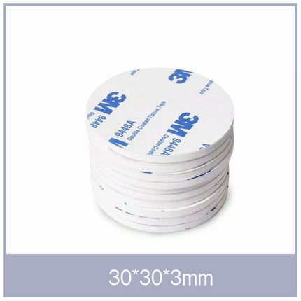 Round 30 x 3mm 3M Double Sided Foam Sticker Tape Side Wall Car Self Adhesive Pads - Aimall